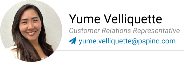 Yume Velliquette - Customer Relations Representative